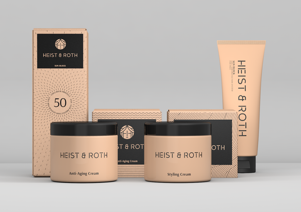 Cream packaging Box