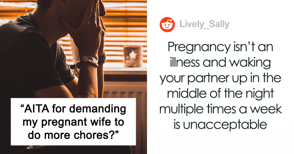 Husband Demands Pregnant Wife To Do More Chores Fb83 1024x538