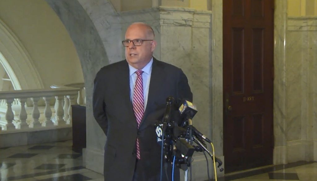 “Tremendous Victory For Democracy”: Hogan Enacts New Congressional Map Hogan April 2022 1024x586