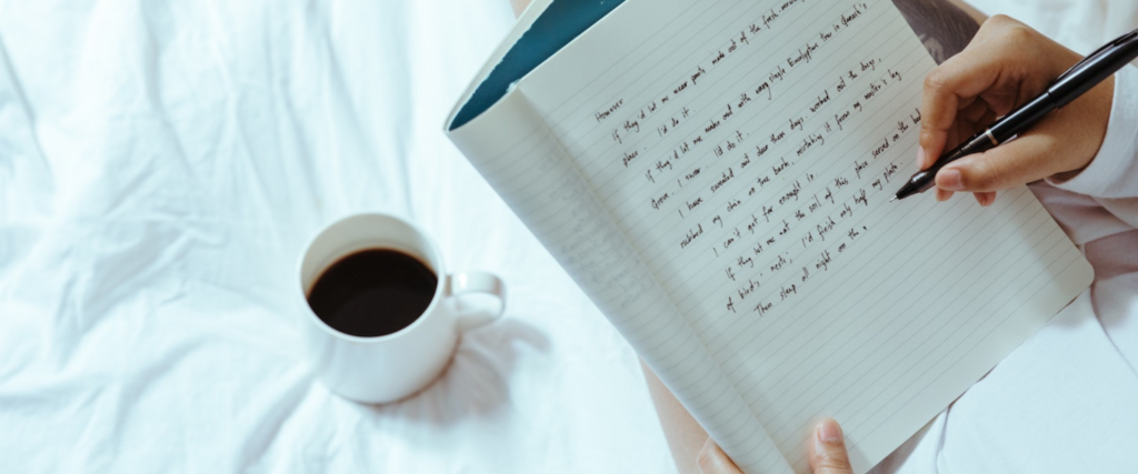 Why you should try writing morning pages to boost your wellbeing Ghost Template Design 1 1 1024x427