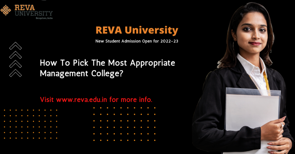 How To Pick The Most Appropriate Management College? private management colleges Karnataka