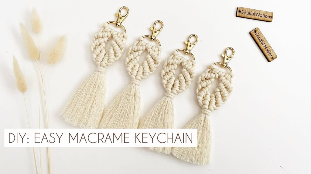 macrame keychain